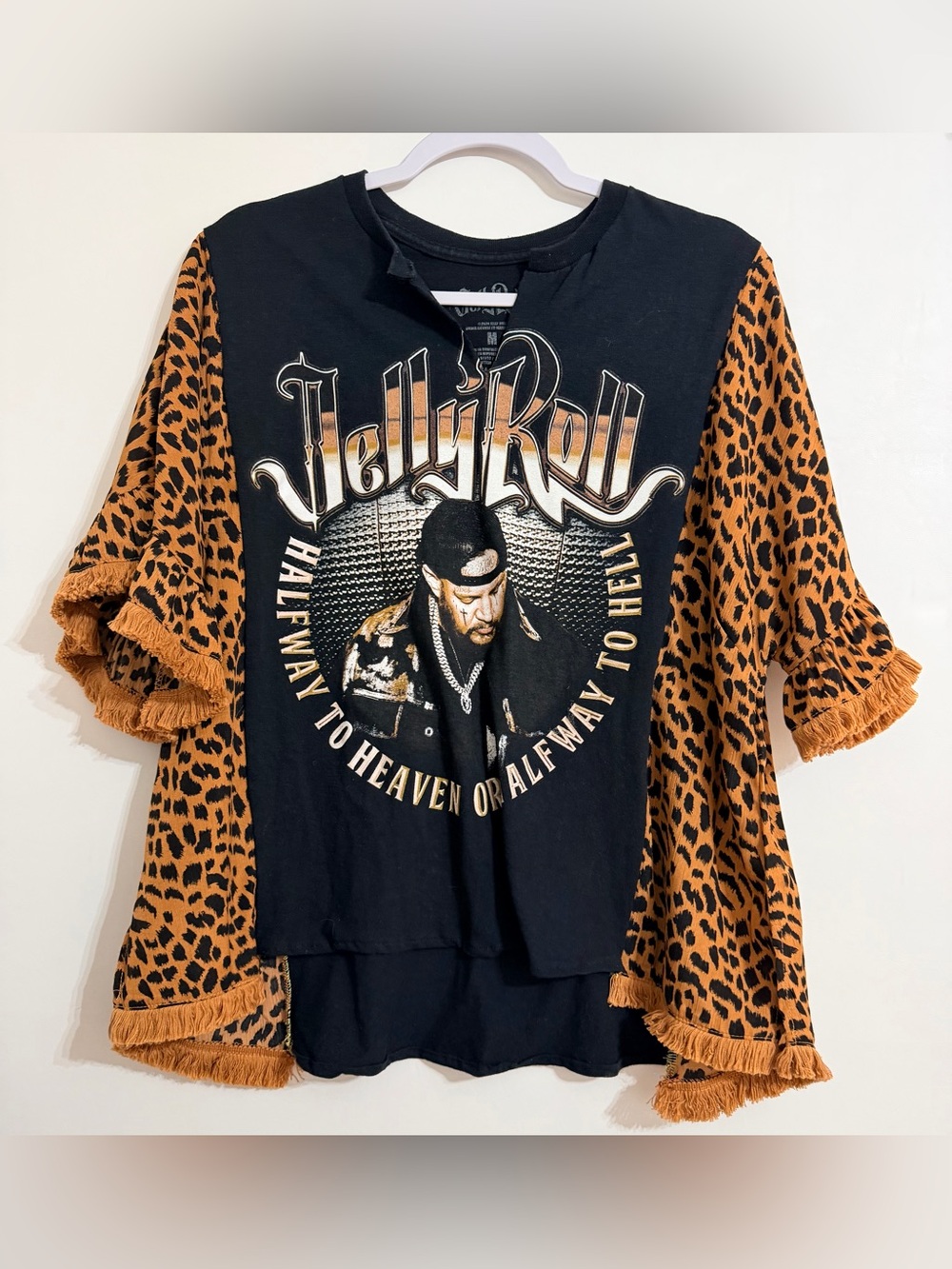 Custom Made Jelly Roll Concert T-Shirt NWOT MSRP-$98
